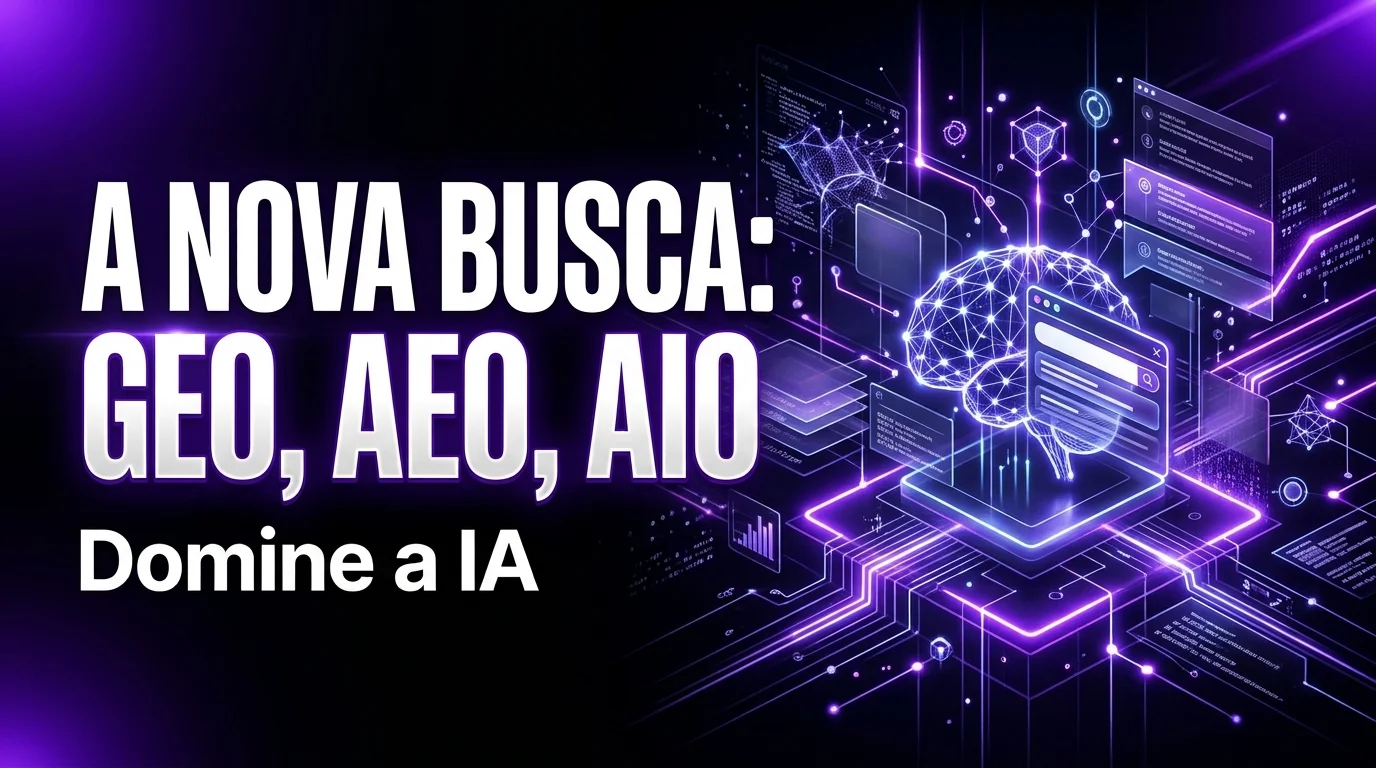 GEO, AEO e AIO: O Que São Essas Siglas e Por Que Elas Importam Para o Seu Negócio